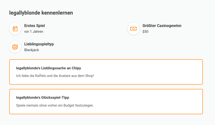  Treffen Sie den Abschnitt „Öffentliches Profil“